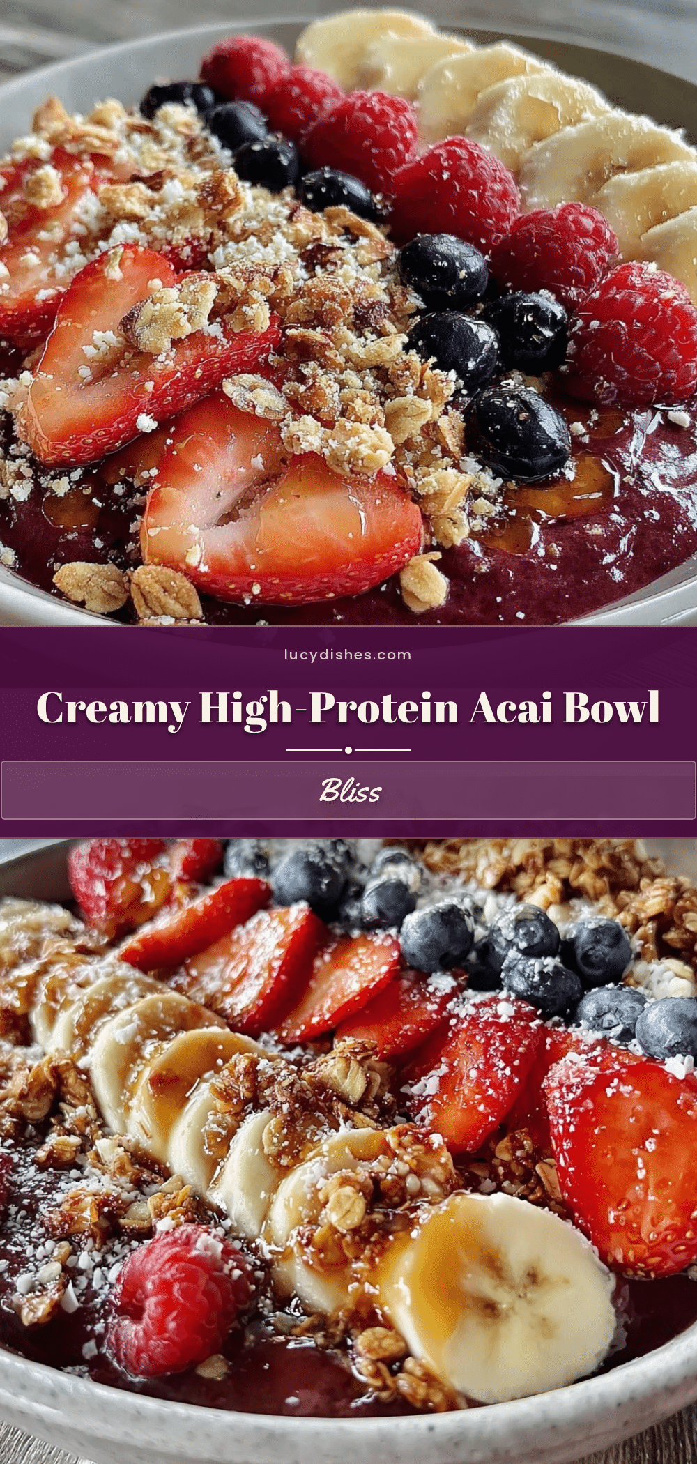 healthy high-protein acai bowl recipe