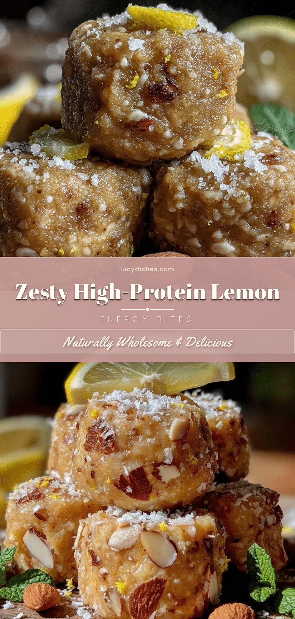 healthy high-protein lemon energy balls recipe