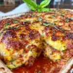healthy low-carb zucchini lasagna - featured image