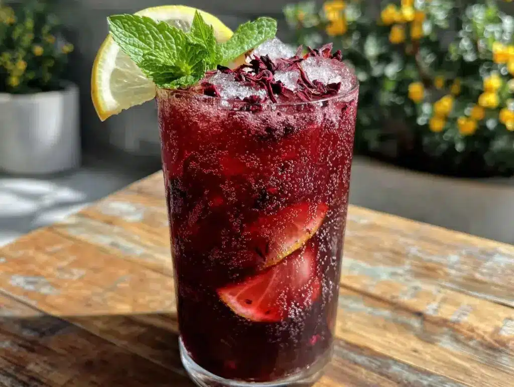 hibiscus iced tea lemonade - featured image