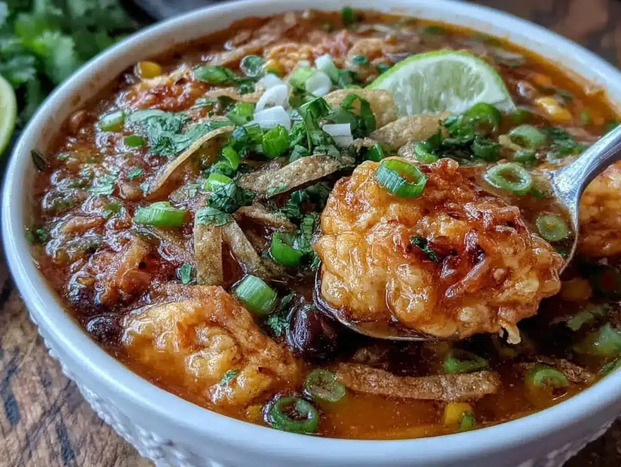 high-protein chicken tortilla soup preparation steps