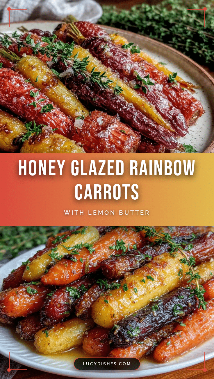 honey glazed rainbow carrots recipe