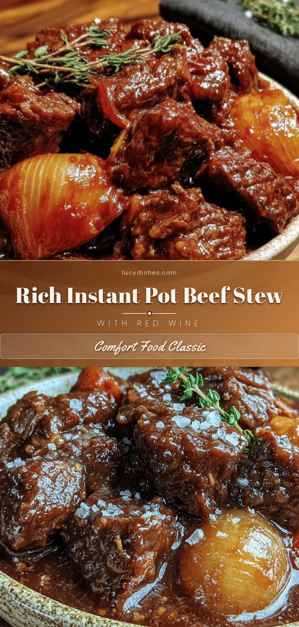Instant Pot beef stew recipe
