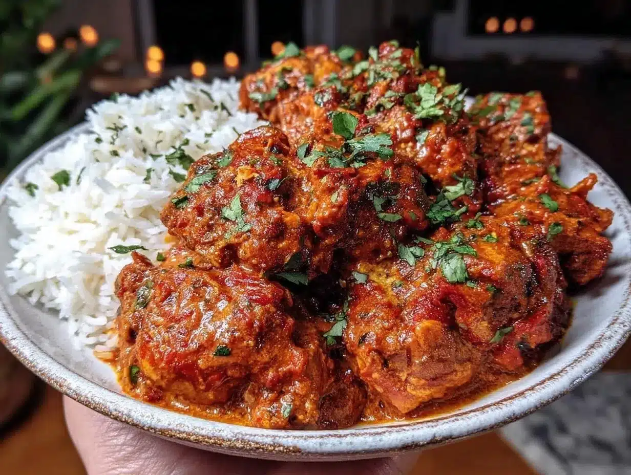 Instant Pot chicken tikka masala preparation steps