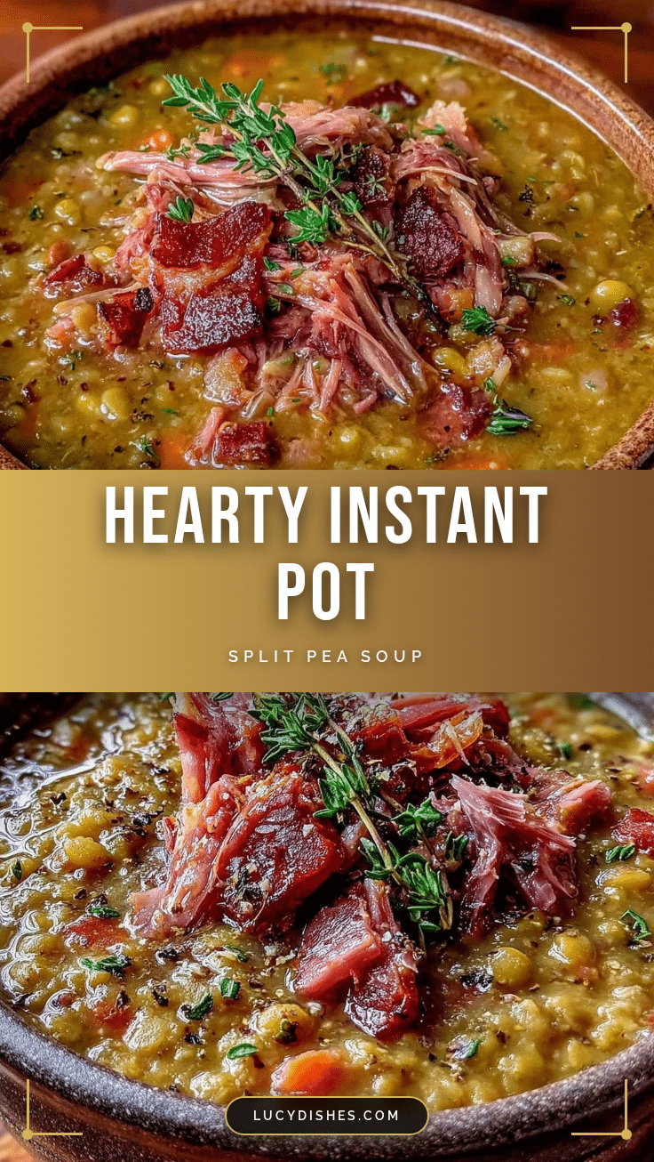 instant pot split pea soup recipe