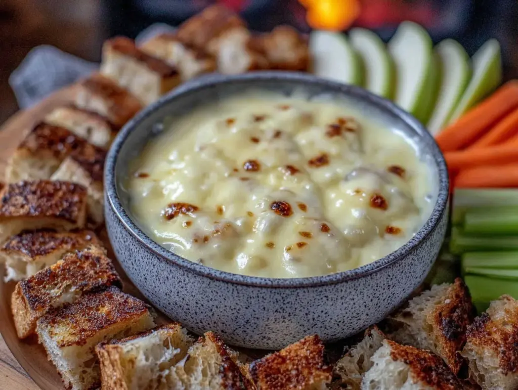 Irish cheddar and beer fondue - featured image
