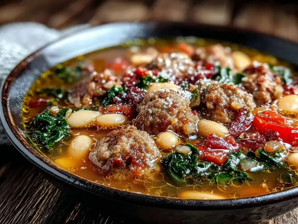 Italian sausage and white bean soup - featured image