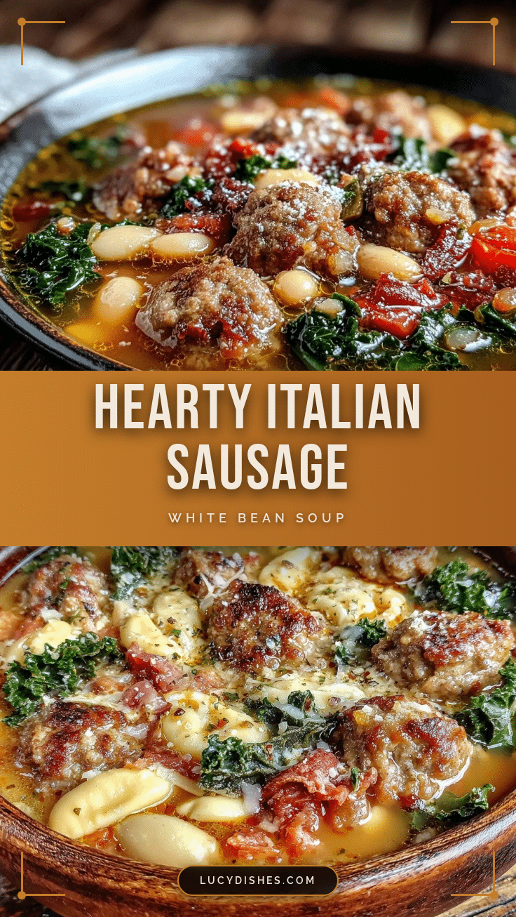 Italian sausage and white bean soup recipe