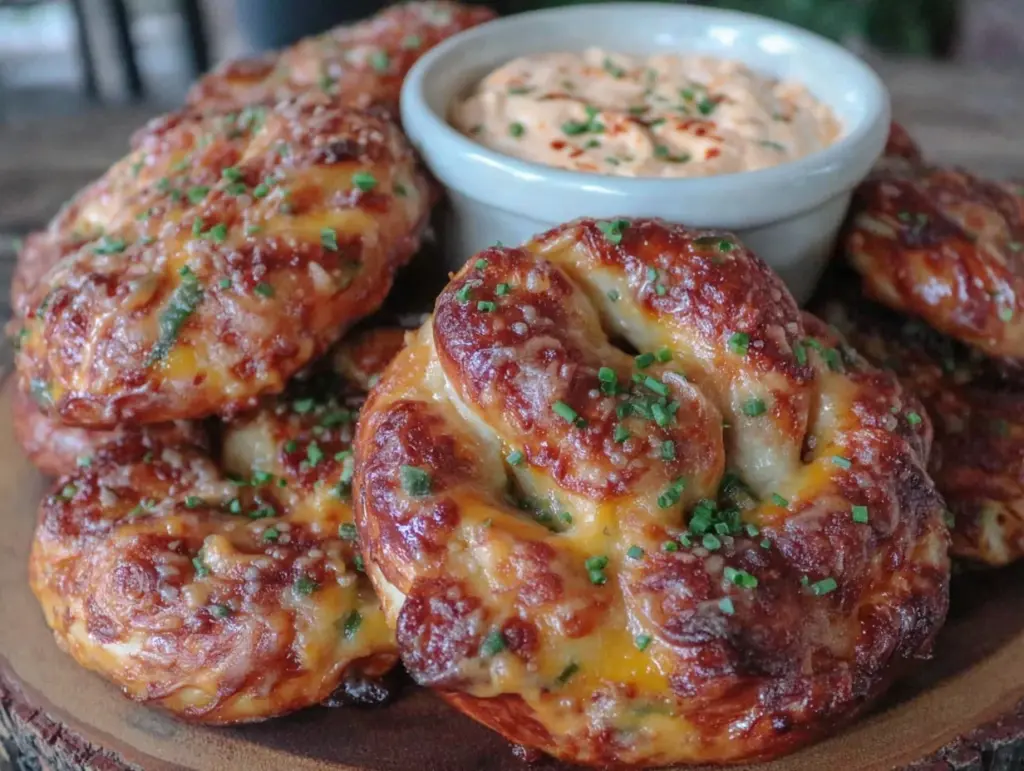 jalapeño cheddar soft pretzels - featured image