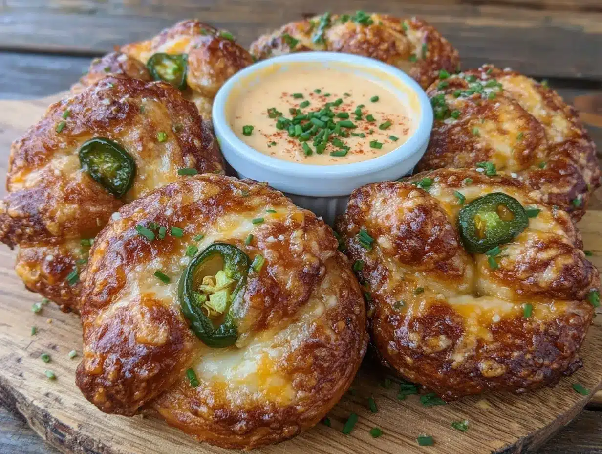 jalapeño cheddar soft pretzels preparation steps