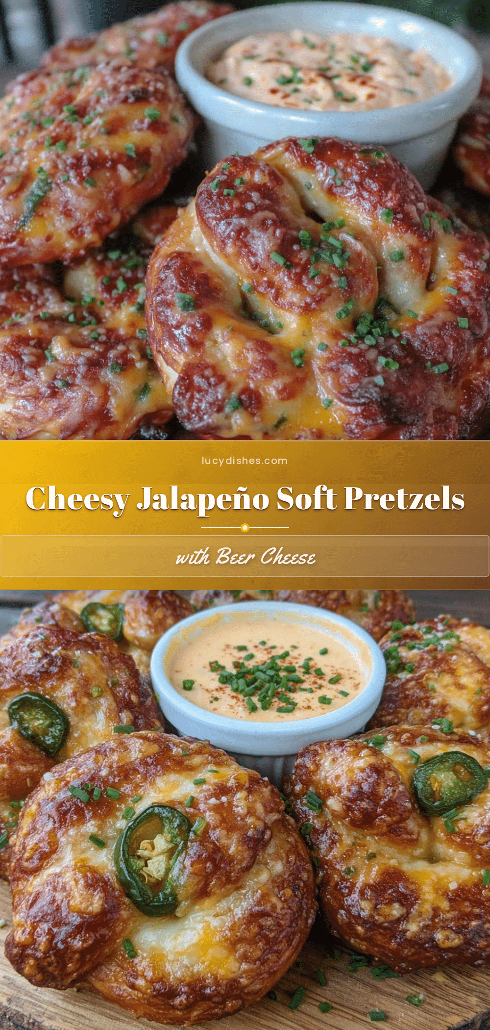 jalapeño cheddar soft pretzels recipe