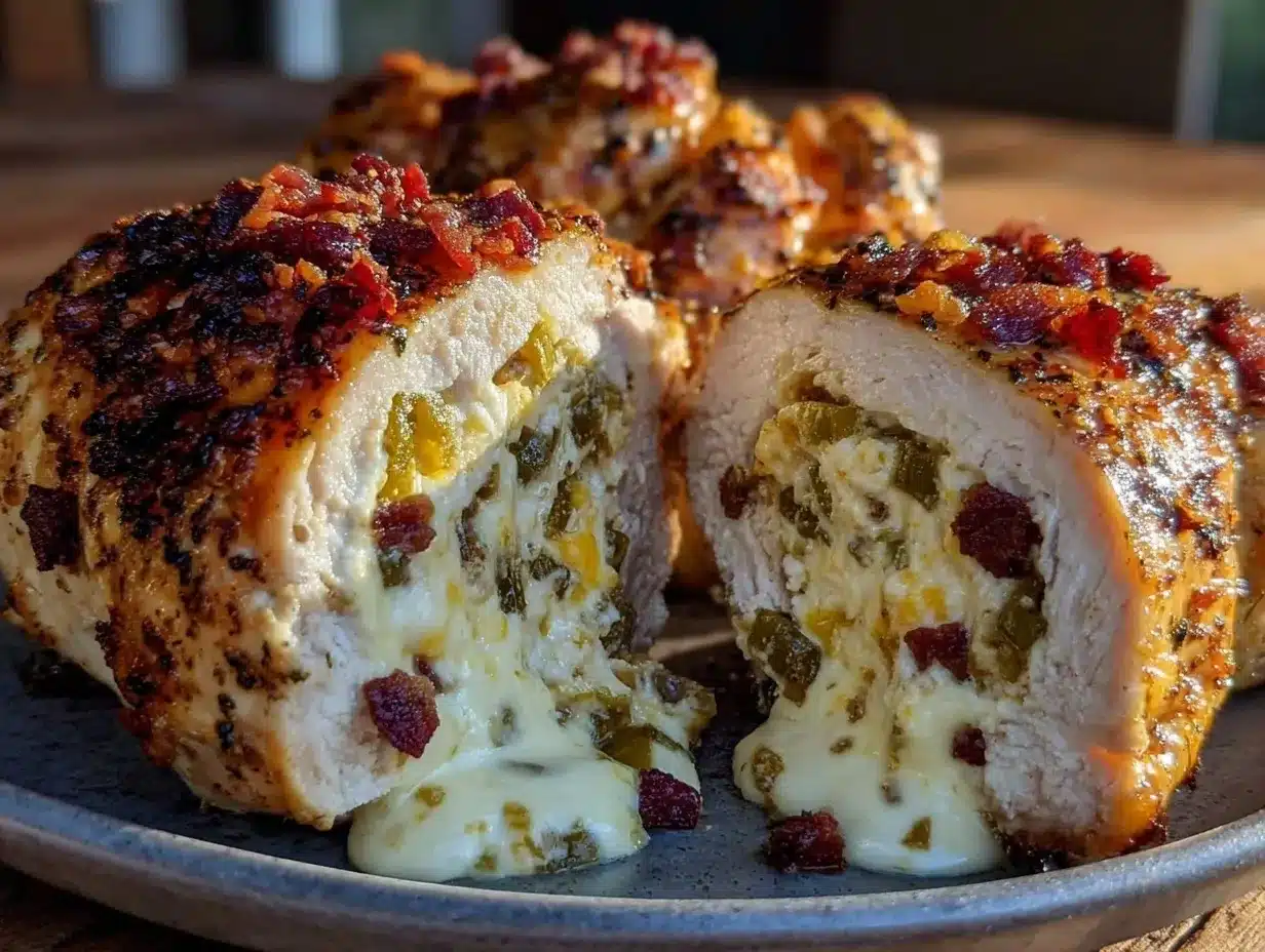 jalapeño popper stuffed chicken breast preparation steps