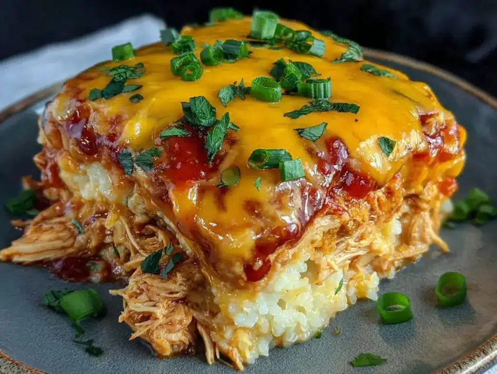 keto chicken enchilada casserole - featured image