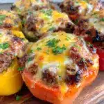 keto stuffed bell peppers - featured image