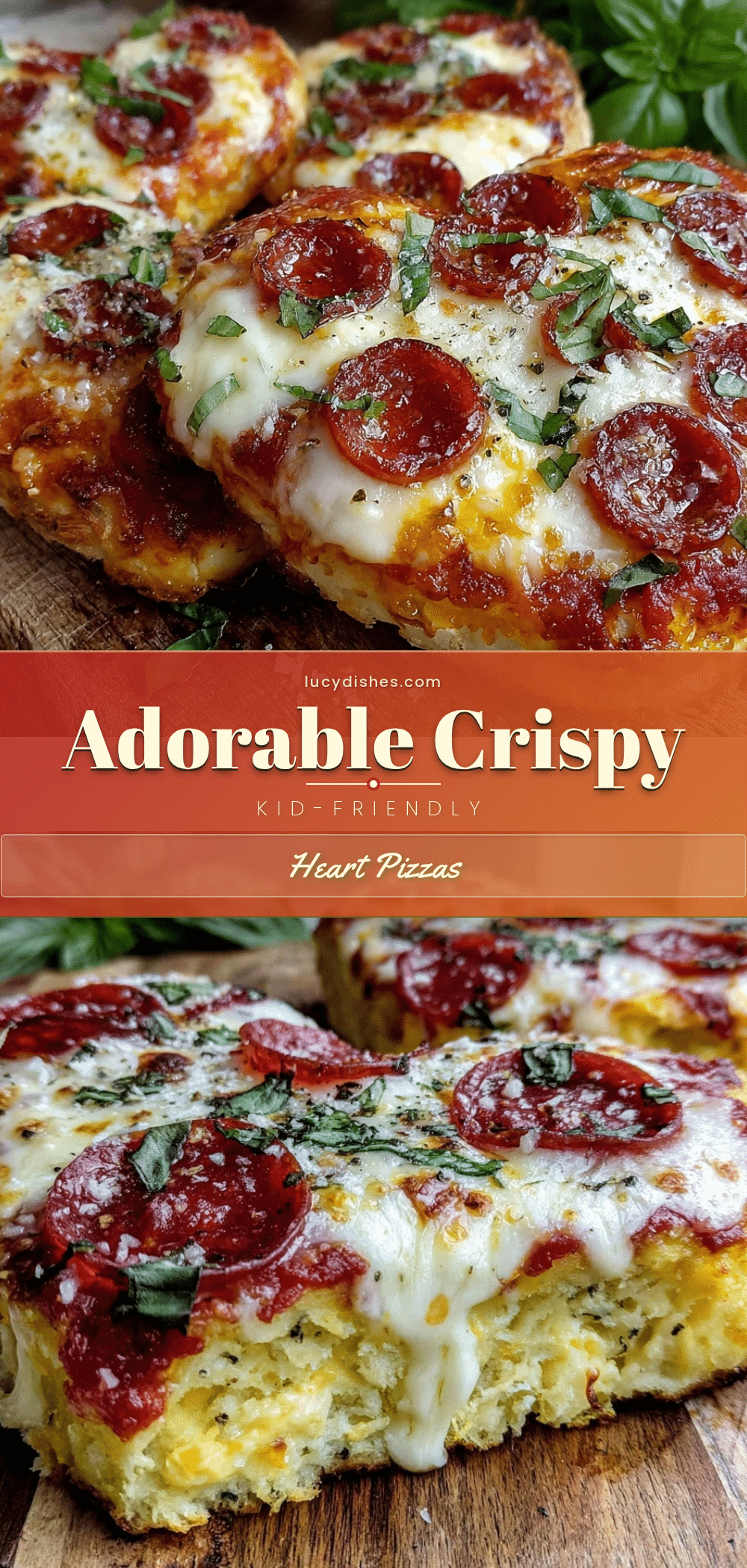 kid-friendly heart-shaped personal pizza recipe