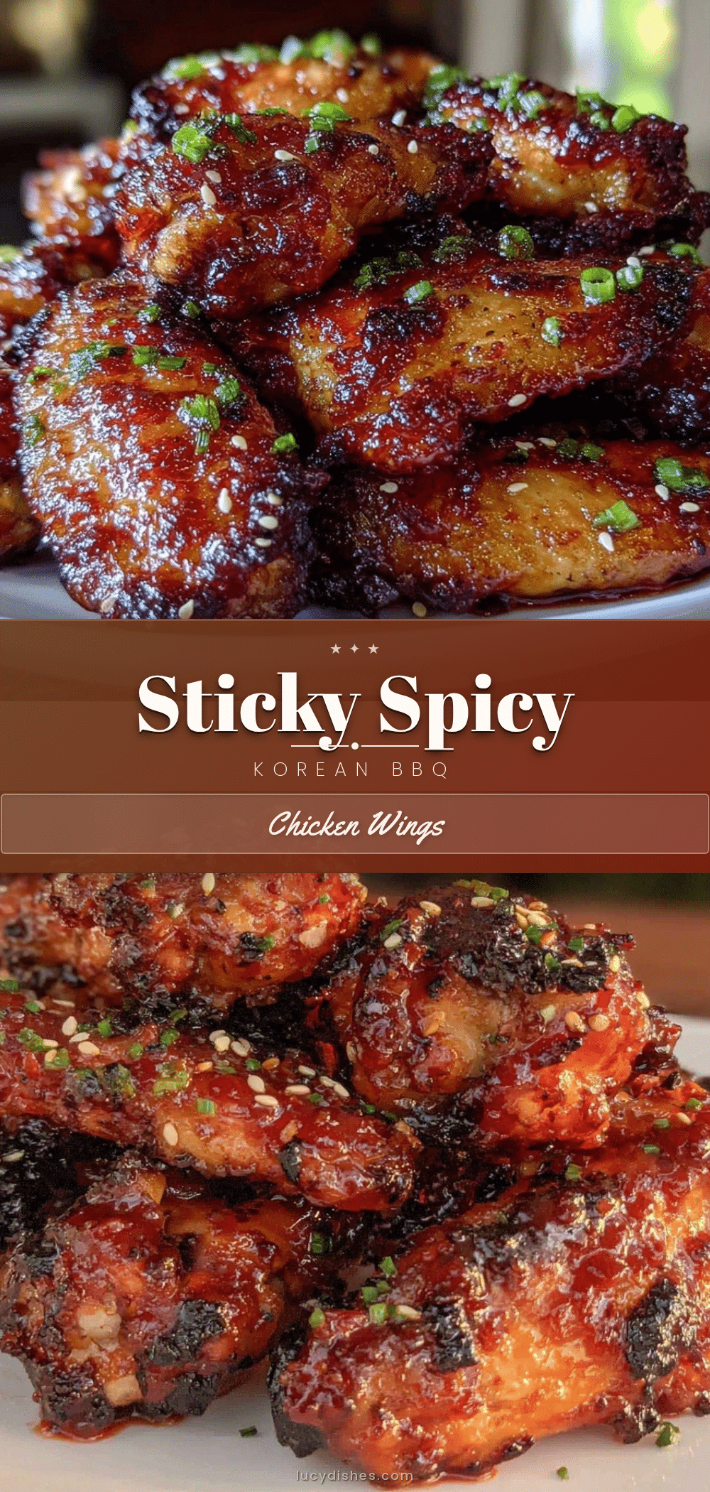 Korean BBQ chicken wings recipe