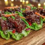 korean beef bulgogi lettuce wraps - featured image