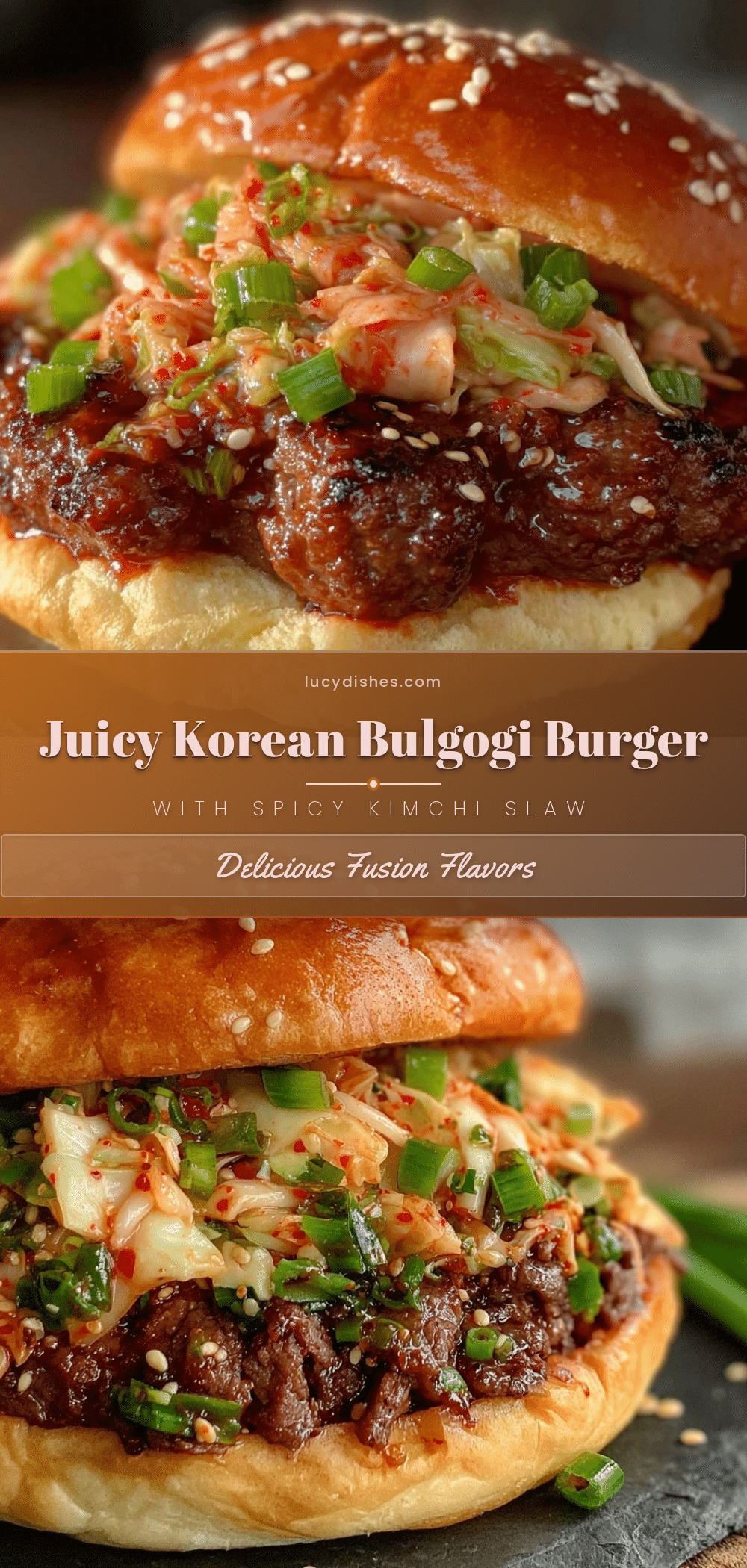 Korean bulgogi burger recipe
