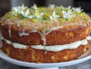 lemon drizzle layer cake - featured image