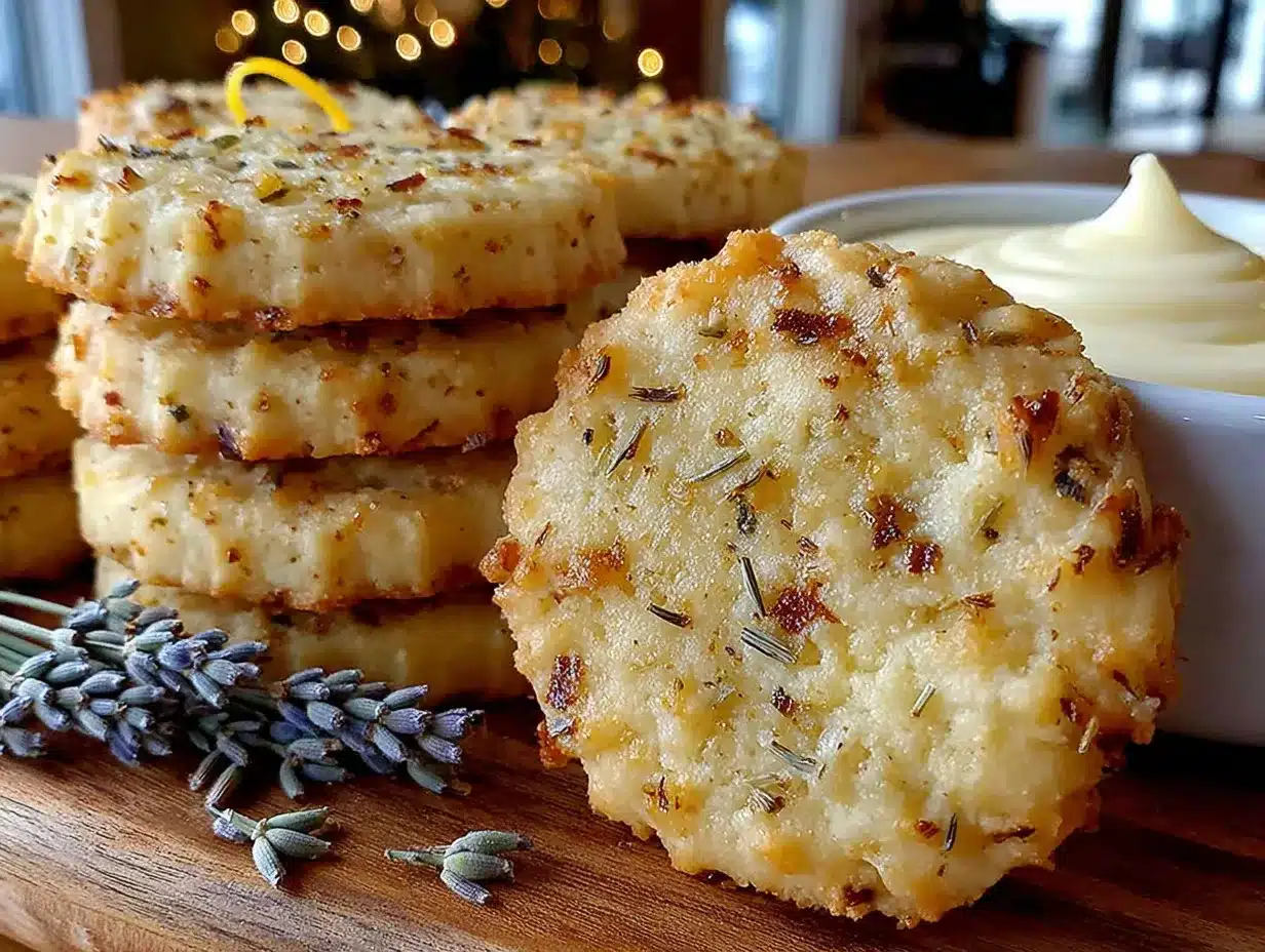 lemon lavender shortbread cookies preparation steps