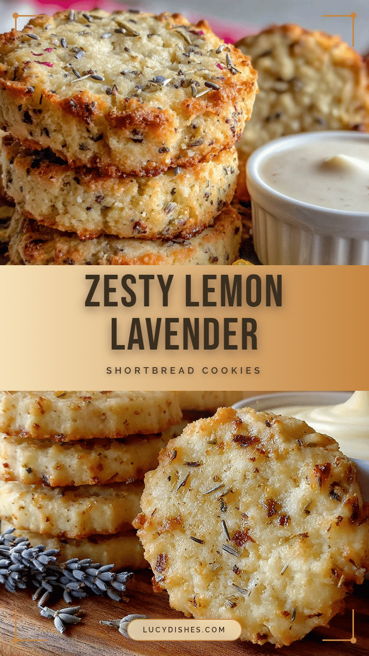 lemon lavender shortbread cookies recipe