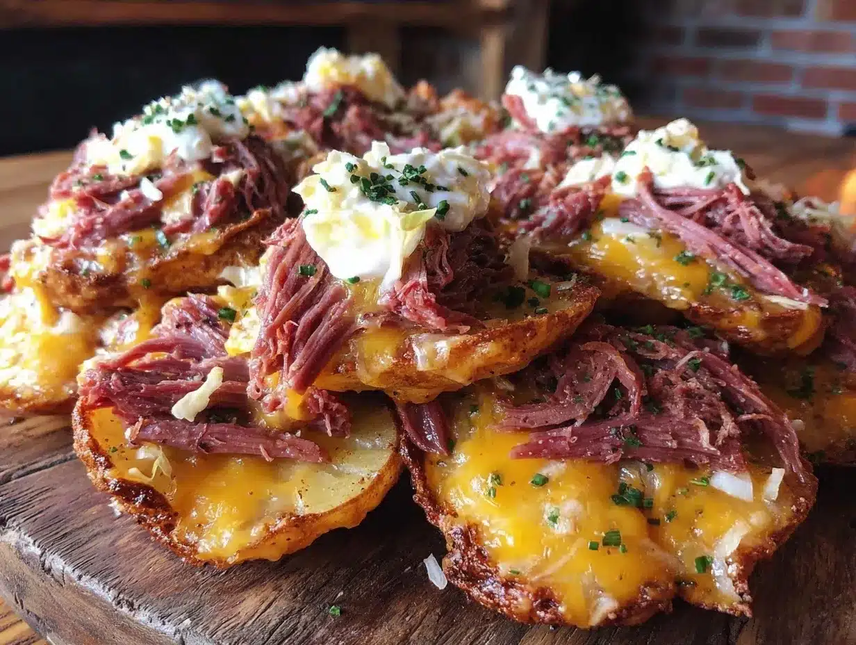 loaded Irish nachos preparation steps