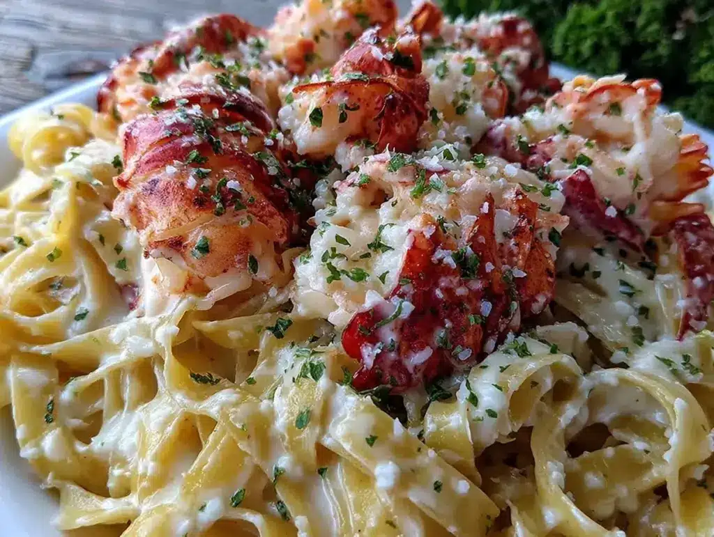 lobster tail pasta - featured image