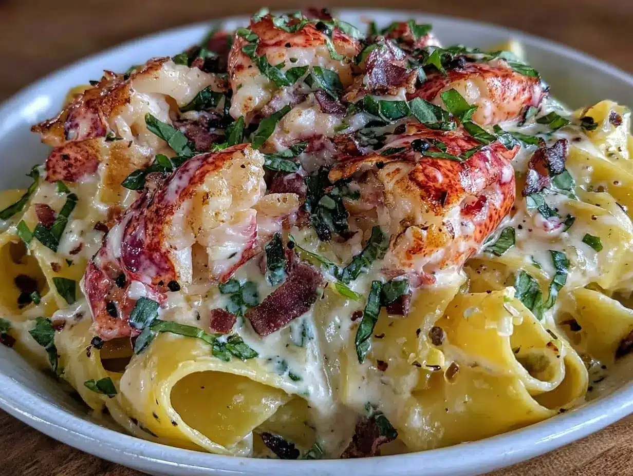 lobster tail pasta preparation steps