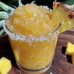 mango pineapple frozen margarita slushie - featured image