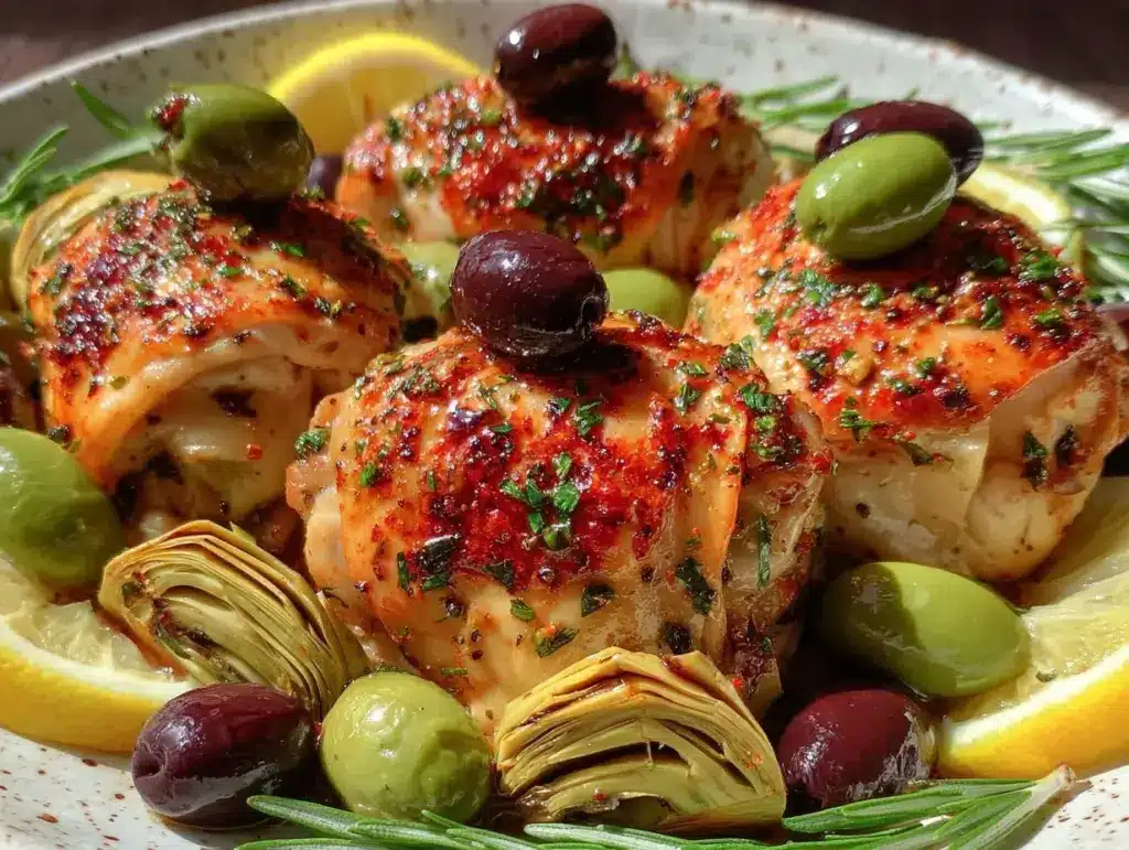Mediterranean lemon chicken - featured image