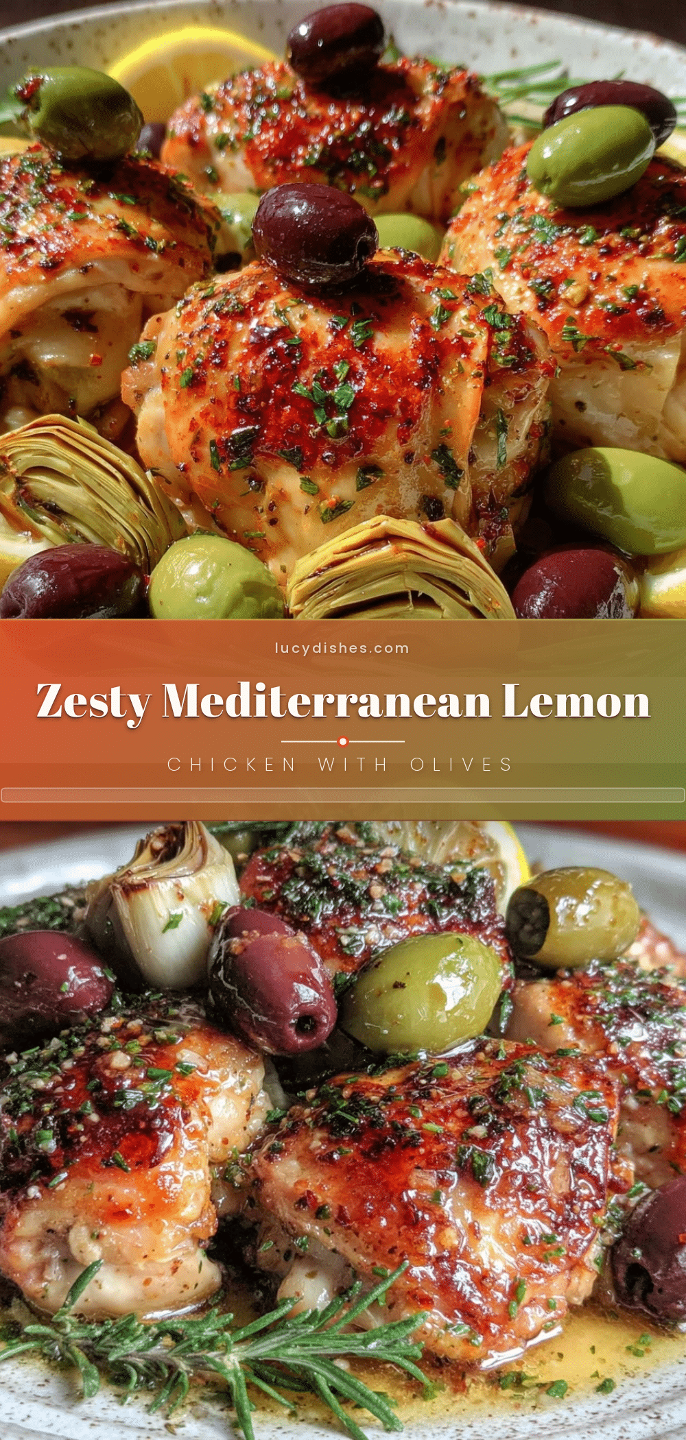 Mediterranean lemon chicken recipe
