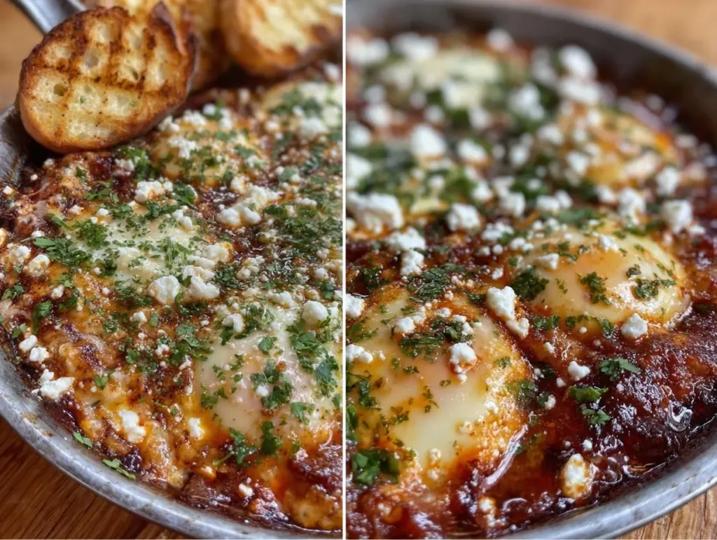 Mediterranean shakshuka with feta cheese - featured image