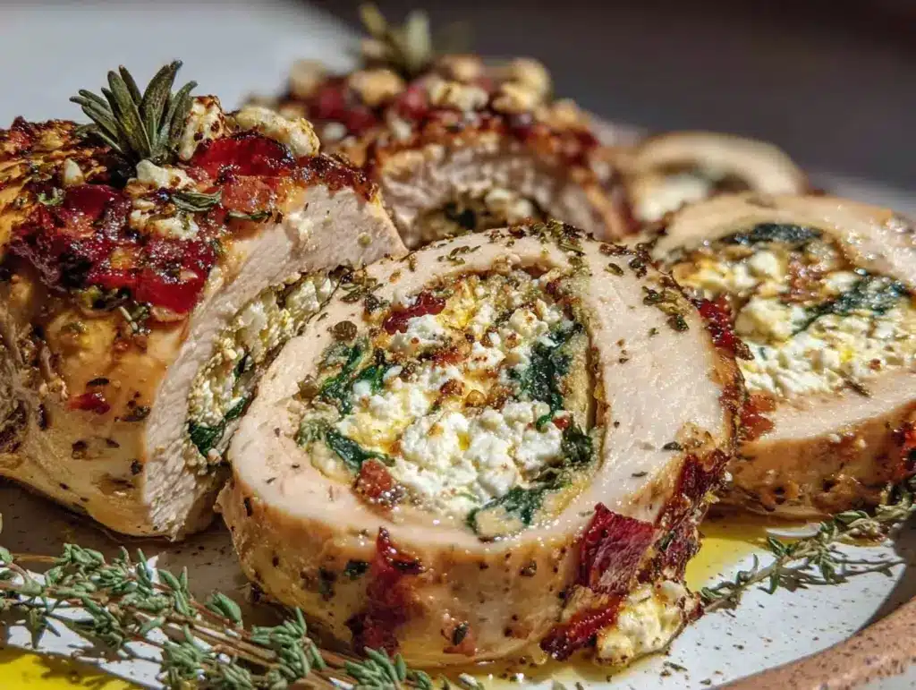 Mediterranean stuffed chicken breast - featured image