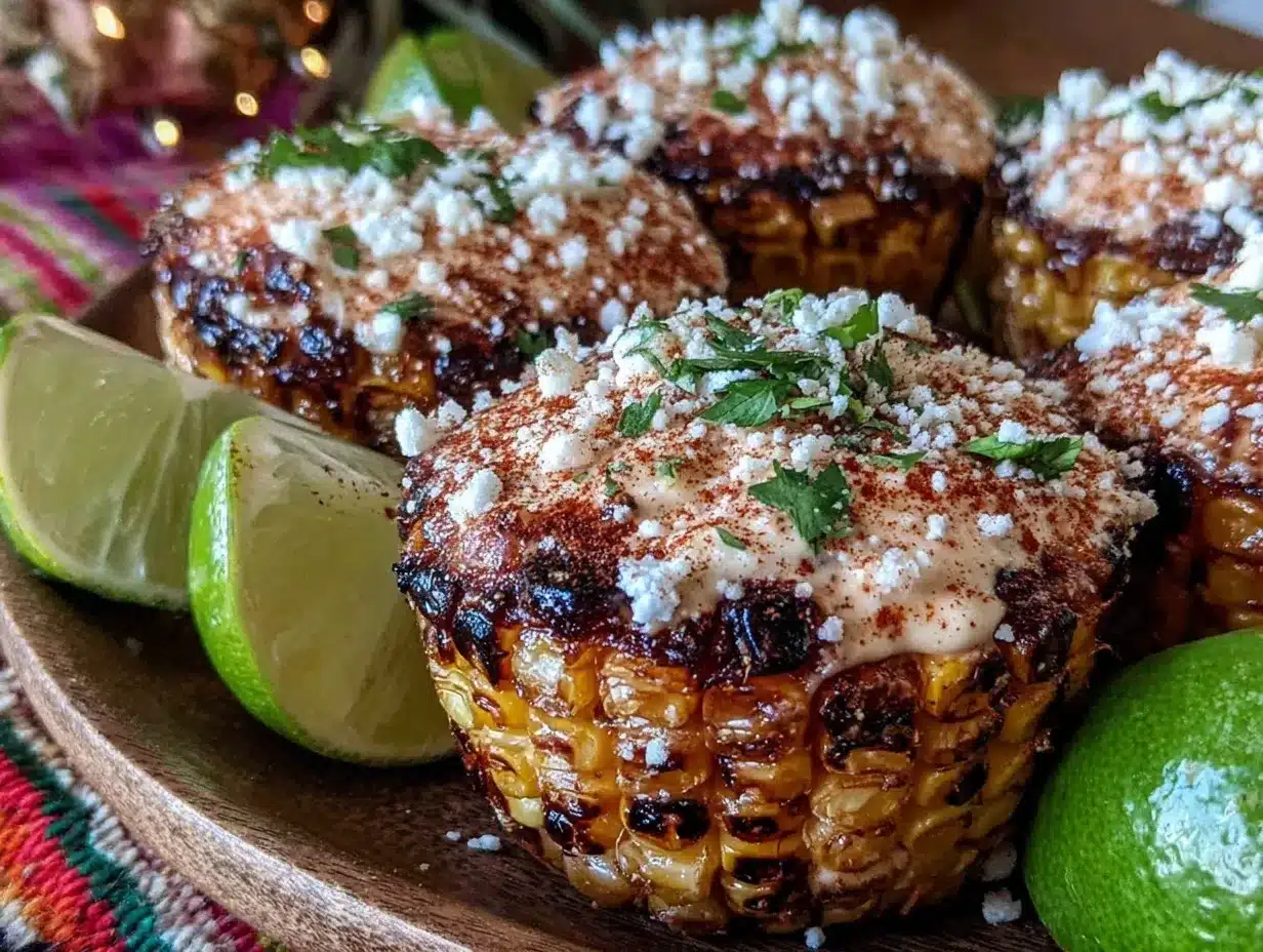 mexican elote corn cups preparation steps