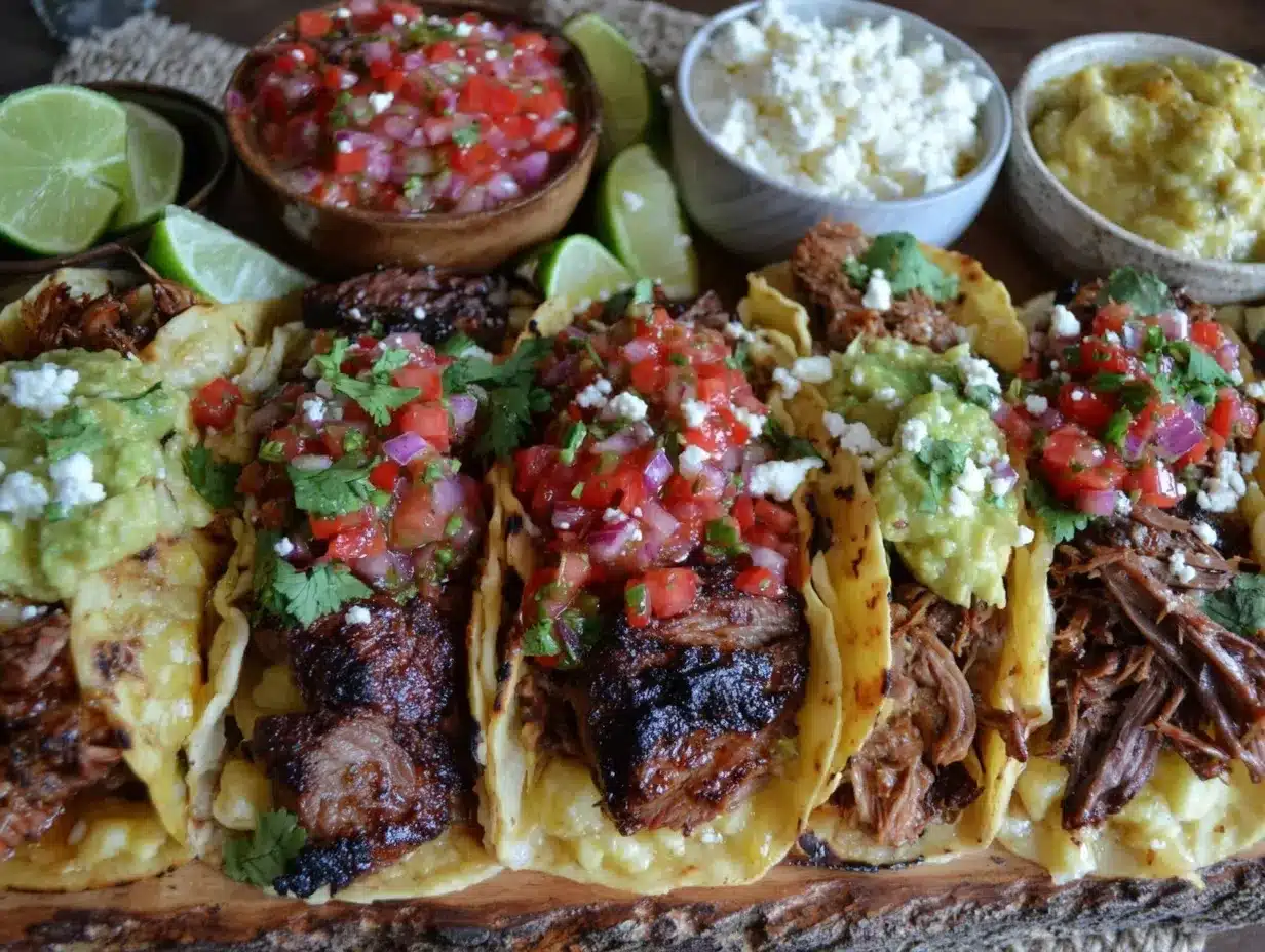 mexican fiesta taco bar preparation steps