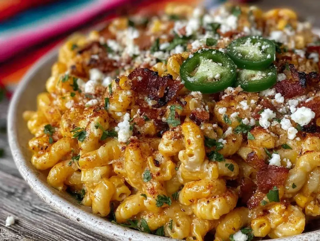 mexican street corn pasta salad - featured image