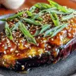 miso glazed eggplant - featured image