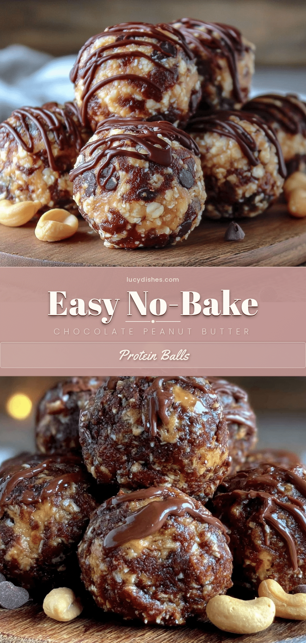no bake chocolate peanut butter protein balls recipe