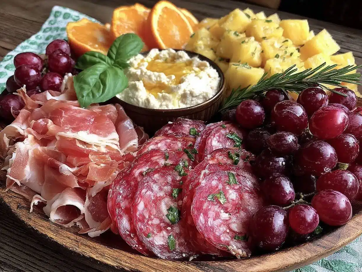 no cook beach snack board preparation steps