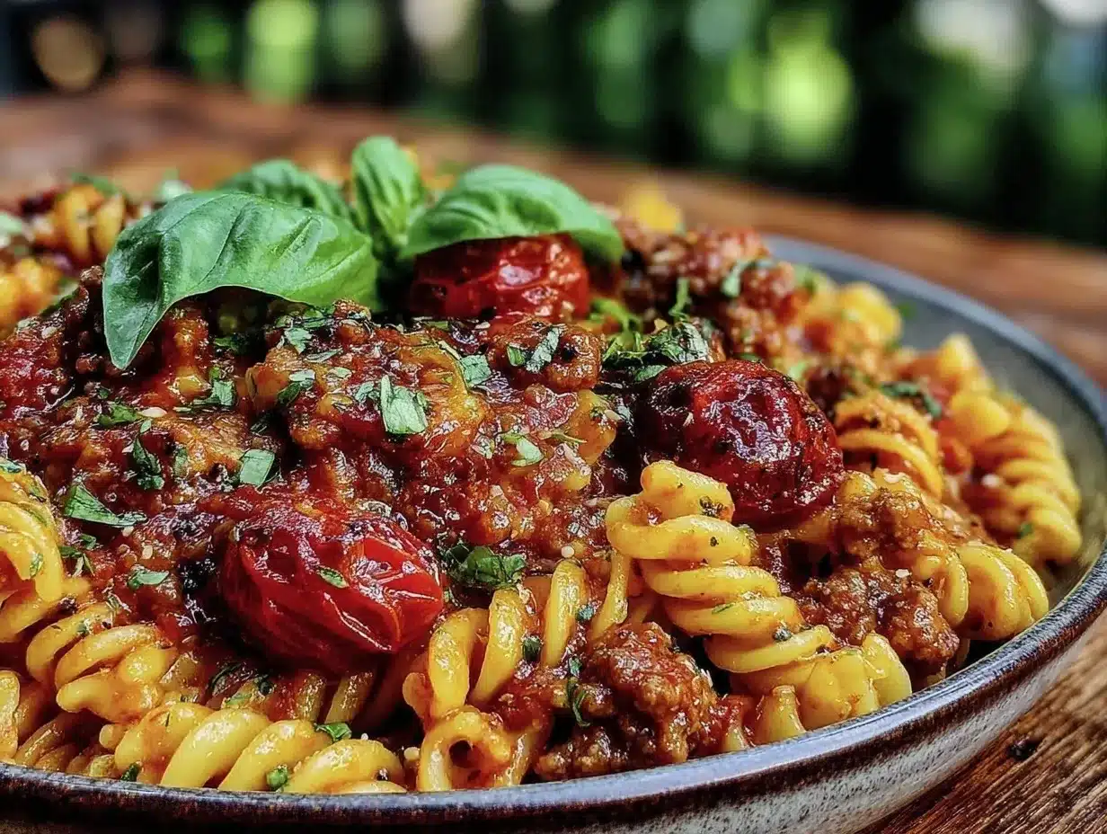 one-pot ground turkey pasta preparation steps