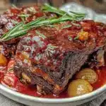 oven braised lamb shanks - featured image
