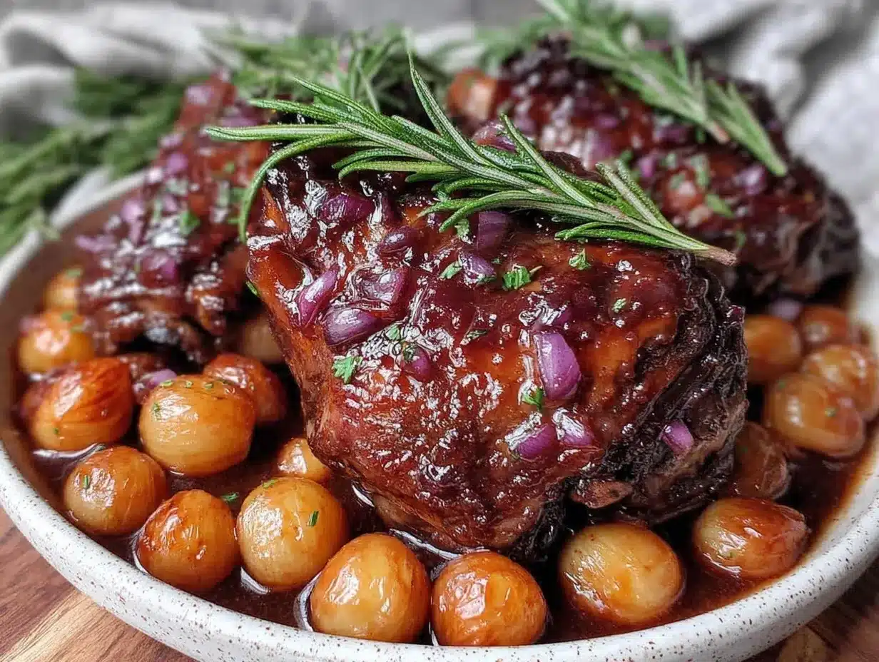 oven braised lamb shanks preparation steps