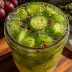 overnight refrigerator pickles - featured image