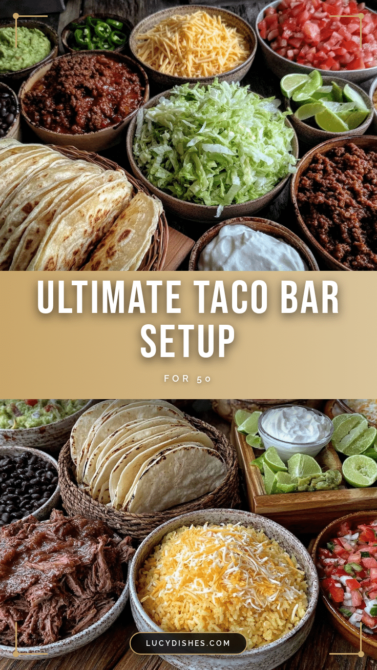 perfect taco bar setup recipe