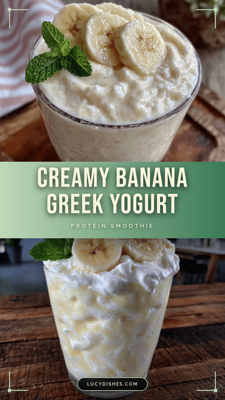 protein smoothie with greek yogurt and banana recipe