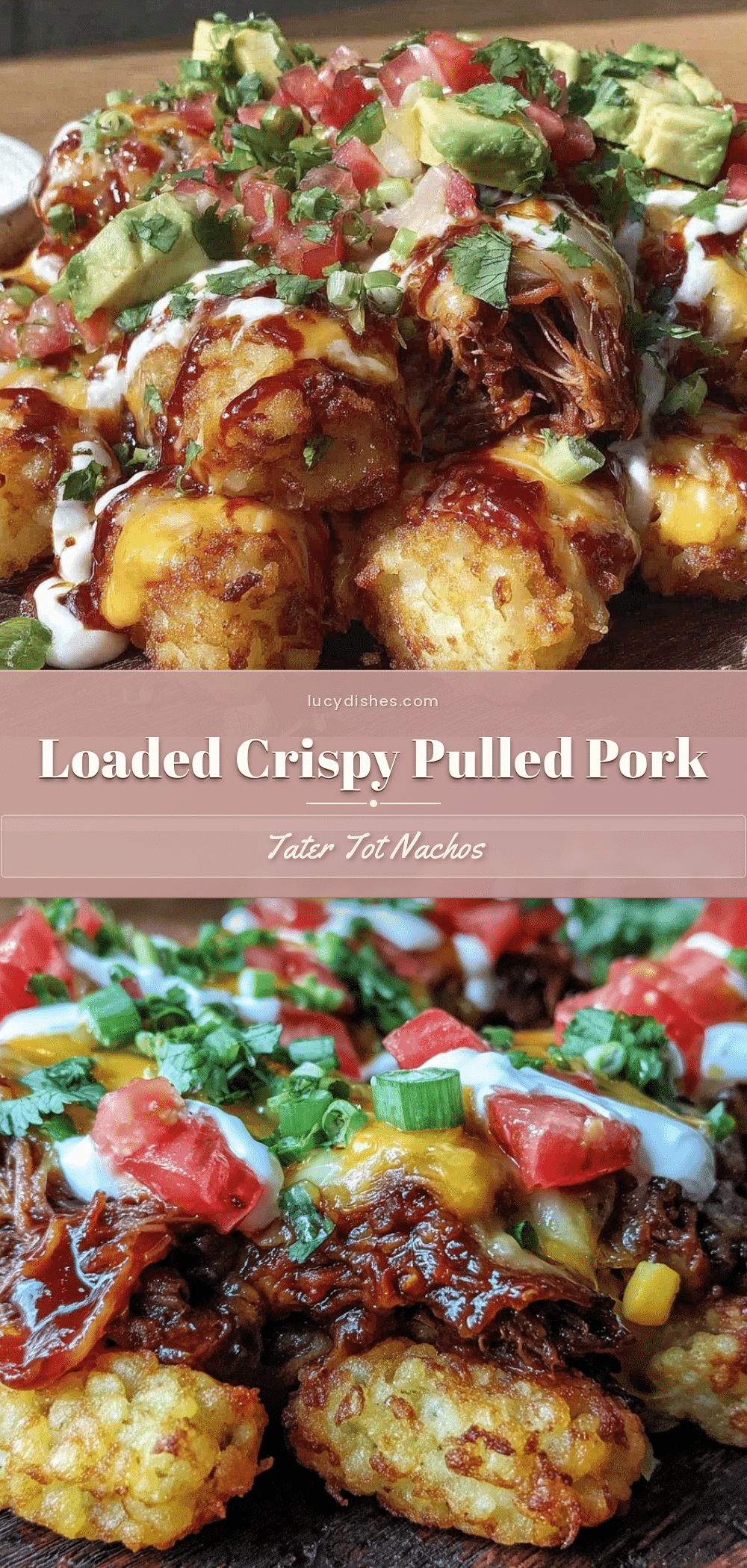 pulled pork tater tot nachos recipe
