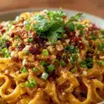 Quick Creamy Thai Peanut Noodles - featured image