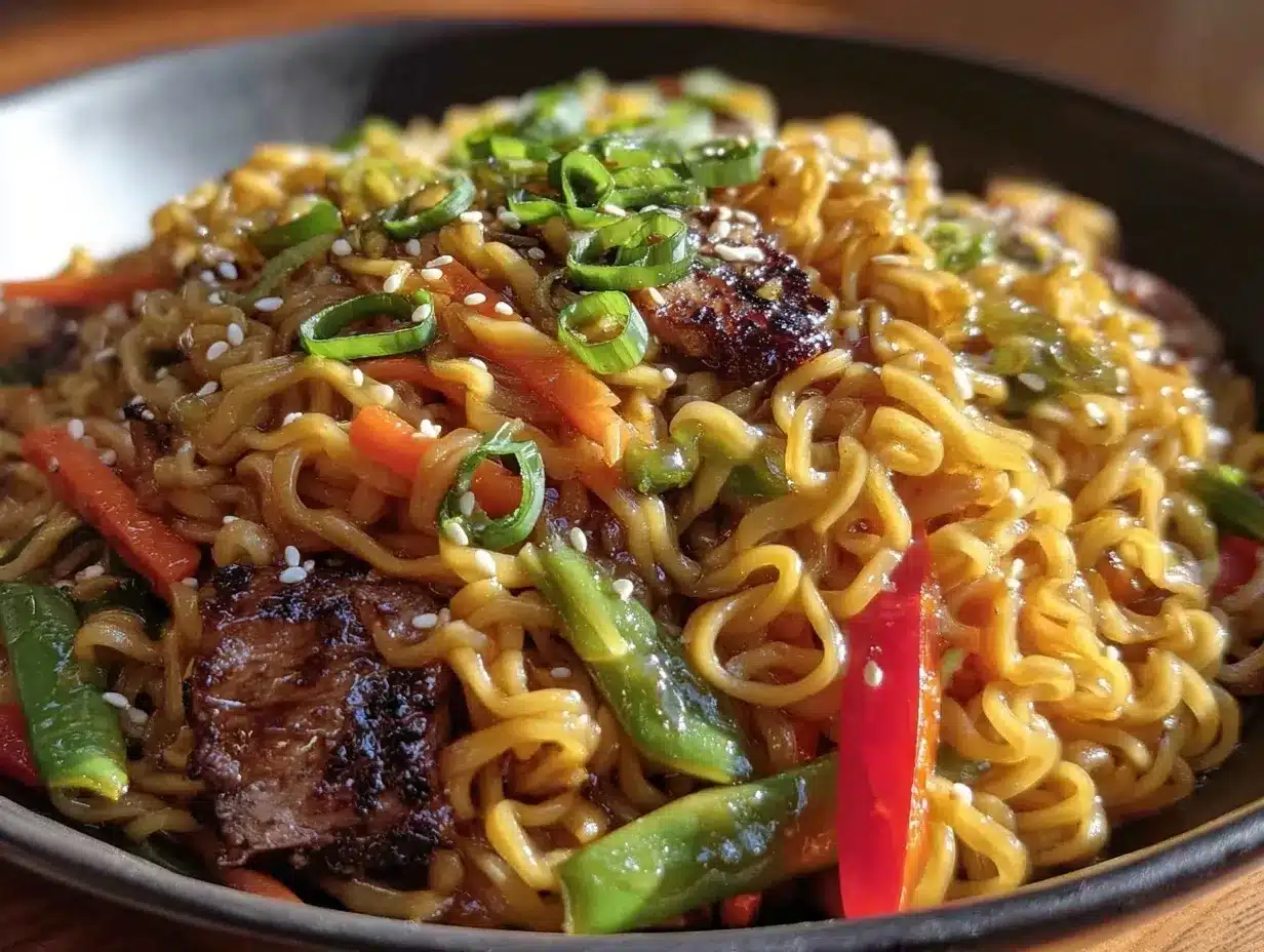 ramen noodle stir fry preparation steps