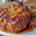 reverse sear bone-in pork chops - featured image