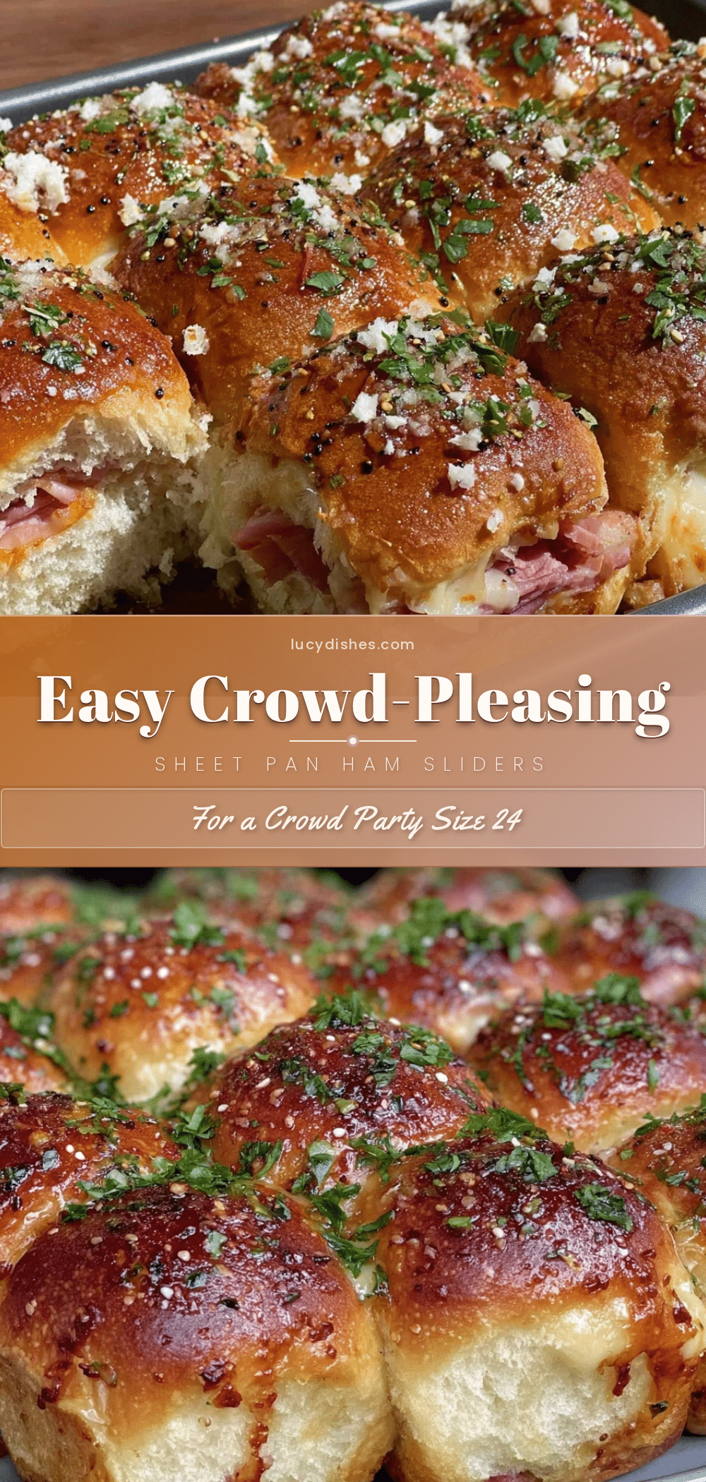 sheet pan ham sliders recipe